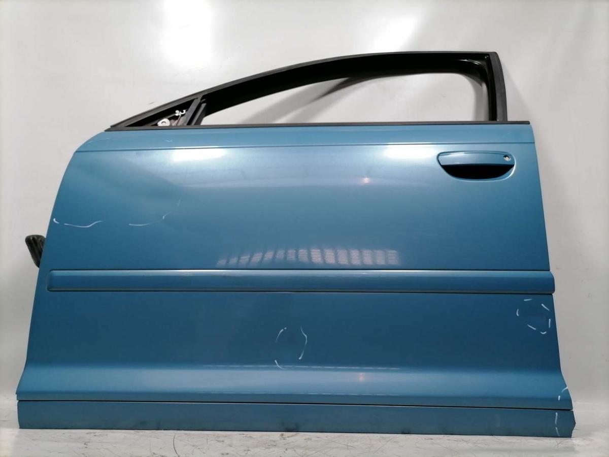 Audi A3 8P original T&uuml;r vorn links LX5T Eisvogelblau 5-T&uuml;rer Sportback Bj.2010